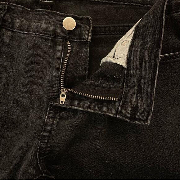 Forever 21 dark wash low rise jeans pants size 27 b7 - Picture 3 of 4
